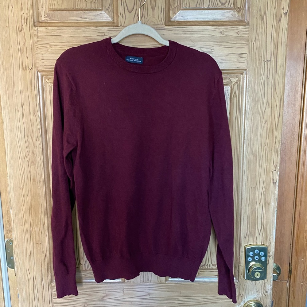 Men's Formal/Casual Soft Red Sweater
